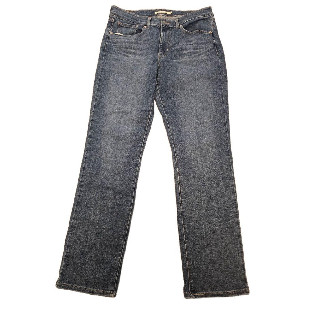 Levi‎ Strauss Blue Bootcut Jeans Classic Straight Five-Pocket Size 10 - Picture 12 of 14